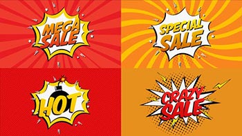 Comic Book Sale Cartoon-21685783
