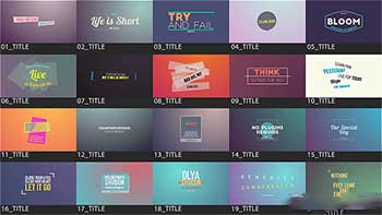 Motion Titles Pack-14634352