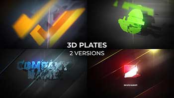 3D Plates Logo-23228684