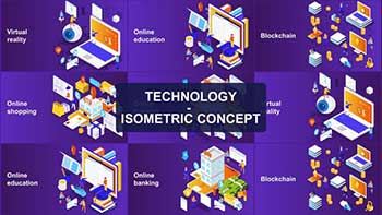 Technology Isometric-23624267