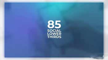 Social Media Lower Thirds-24555797