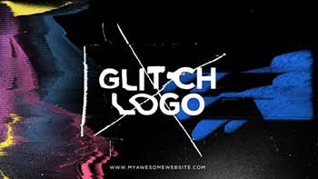Glitch Distortion Logo-28030565