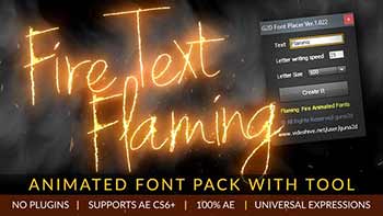 Fire Text Flaming Animated-25574991