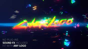 Glitch Cyber Logo-27600313