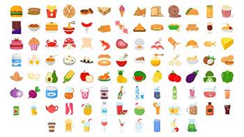 100 Food Drinks Icons-28181411