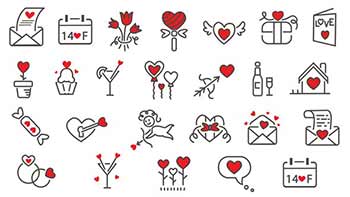 Love Icons Pack 24-23220162