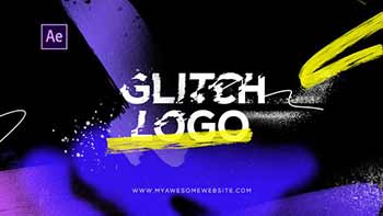 Glitch Logo Intro Grunge Distortion-29199144