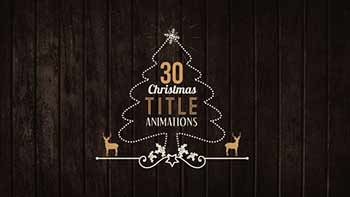 30 Christmas Title Animations-21095942