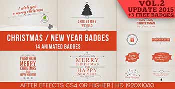 Christmas New Year Badges-6020452