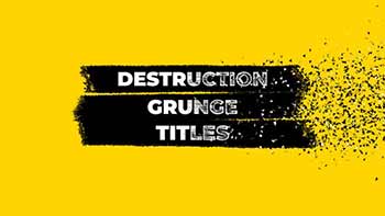 Destruction Grunge Titles-27925317