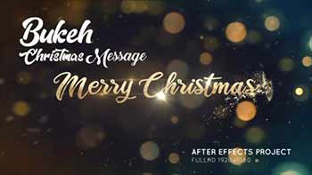Bokeh Christmas Message-840880