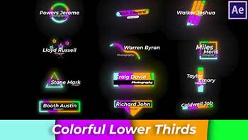 Colourful Lower Thirds-29083919