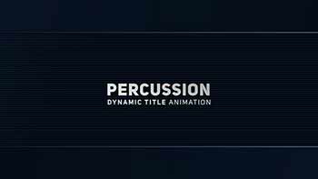 Percussion Dynamic Title Animation-20402243