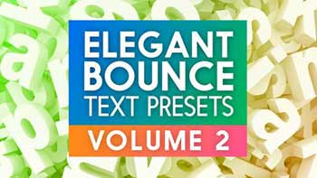 Elegant Bounce Text Presets Vol2-864241