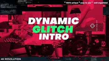 Dynamic Glitch Powerful Intro-29574580