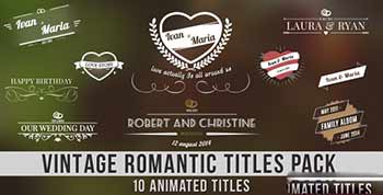 Vintage Romantic Titles Pack-7758364