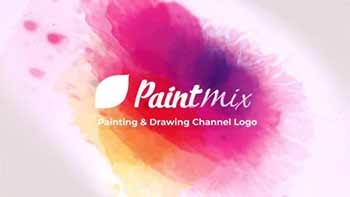 Colorful Paint Logo Reveal-877177