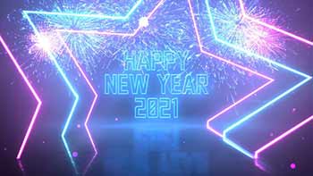 Neon Party New Year Wishes-29794322