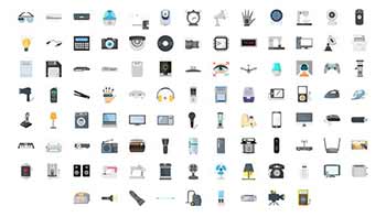100 Electronic Gadgets Icons-29840386