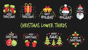 Christmas Lower Thirds-22910386