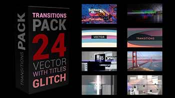 Glitch Transitions Pack 4K-30240760