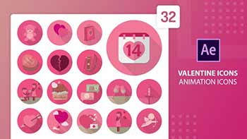 Valentine Animation Icons-30291301