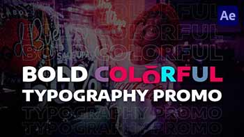 Bold Colorful Typography Promo-29949010