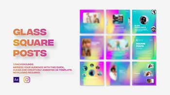 Glass Square Posts-30268869