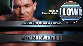 Metal 3D Lower Third-4278005