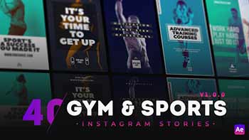 40 GYM Sports Instagram Story-30494144