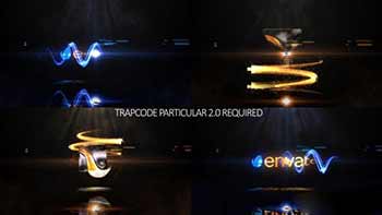 Glowing Particals Logo Reveal 28-20814371