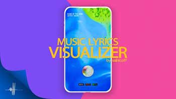 Minimal Music Visualizer With Lyrics-903490