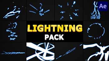 Cartoon Lightning Pack-30831922