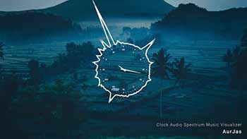 Clock Audio Spectrum Music Visualizer-31028201