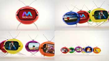 Funky TV Logo Reveal-31083403