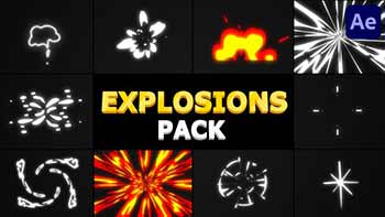 Cartoon Explosions Pack-31259681