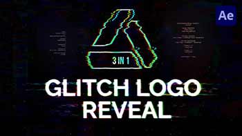 Glitch Logo Reveal-30775609