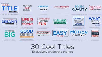 30 Cool Titles-13686597