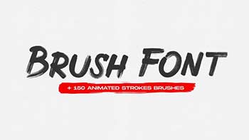 Brush Animated Font-31366550