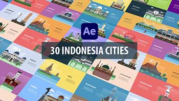 Indonesia Cities Animation-31522657
