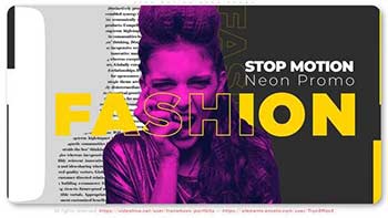Stop Motion Neon Promo-31762930