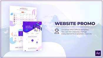 Website Promo with Devices Mockup-25028970