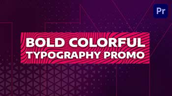 Bold Colorful Typography Promo-31901878