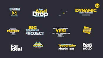 Kinetic Text Animation V3-23970724