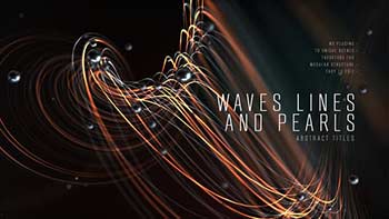 Abstract Titles Wave Lines and Pearls-25798077