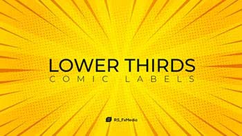Lower Thirds Comic Labels-31714120