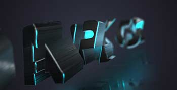 Dark Ice Text Logo Opener-18622296