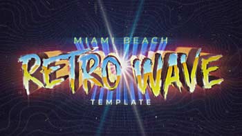 Retro Wave Intro-30455248