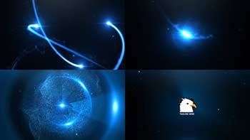 Particle Trails Logo Explosion-32160655