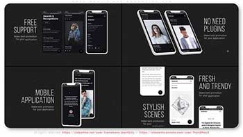 Dark Mobile App Promotion V05-32858830